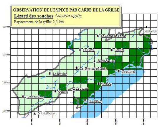 carte de répartition pour le canton de Neuchâtel carte de répartition pour le canton de Neuchâtel